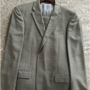 Selling my 100% Wool Suits in two sizes. 40-L and 40-R. They are slim fits.